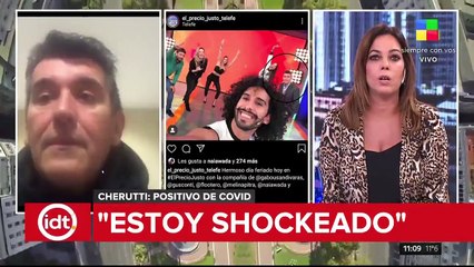 Miguel Ángel Cherutti tiene coronavirus: había ido a jugar al programa de Lizy Tagliani