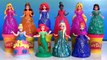 Play Doh Sparkle Royal Palace Disney Princess Glitter Glider Magiclip Dolls Anna Elsa Ariel Belle