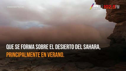 ¿Qué es el polvo del Sahara?
