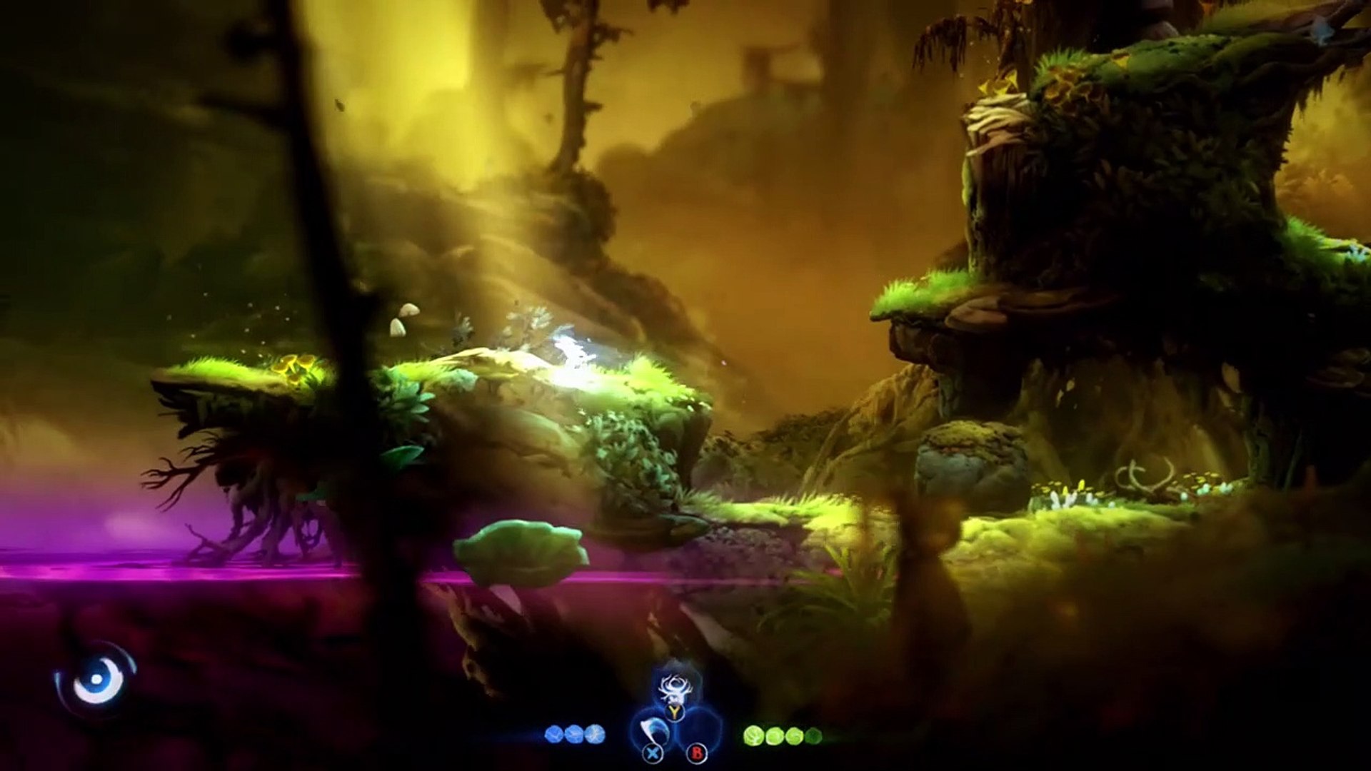 ⁣Ori and the Will of the Wisps - Parte 4 - Pantano Aguatinta - Piedras videntes
