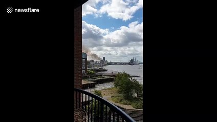 Smoke seen rising after explosion at Port of Tilbury, UK shakes houses