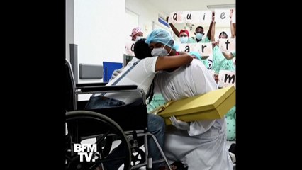 En Colombie, un homme fait sa demande en mariage à l'hôpital à sa compagne guérie du coronavirus