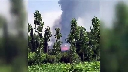 Havai fişek fabrikasında patlama