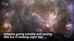 What the Milky Way and Andromeda Galaxy Collision Will Look Like