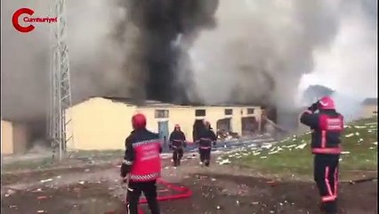 Sakarya’da havai fişek fabrikasında patlama