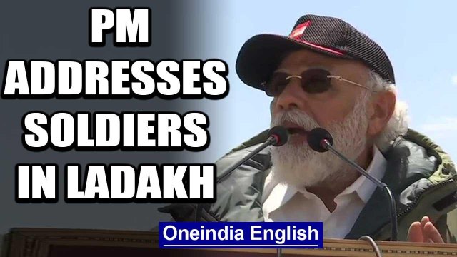 PM Modi's surprise Ladakh visit: PM adresses soldiers at Ladakh, reviews border situation: Watch