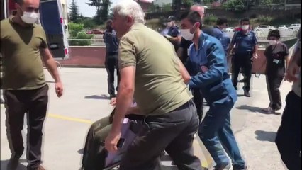 Havai fişek fabrikasında patlamada aralıların hastaneye getirilişi