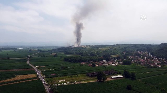 Havai fişek fabrikasında patlama - DRONE - SAKARYA