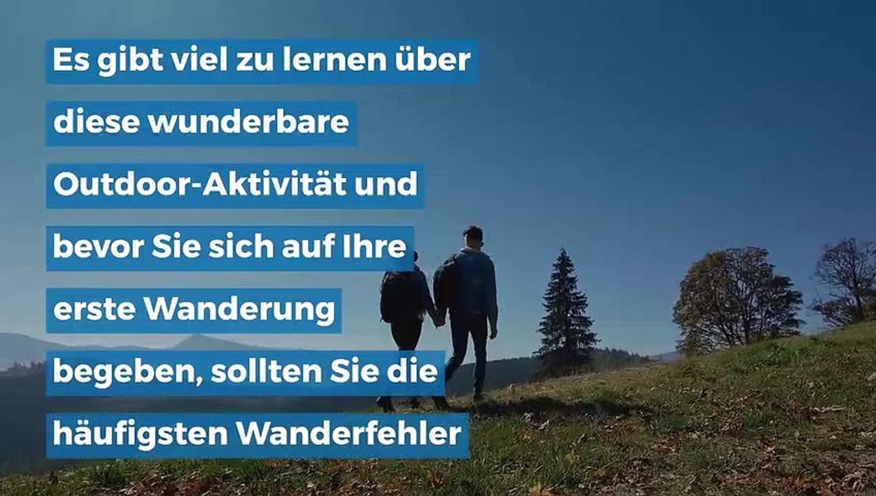 3 Dinge, die Sie beim Wandern niemals tun sollten - Dominik Hulliger