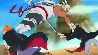 Sasuke usa por primera vez usa el amaterasu -  Sasuke, Suigetsu, Karin, Jugo vs  Killer Bee