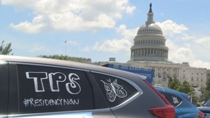 Una caravana recorre Washington para pedir residencia para migrantes con TPS