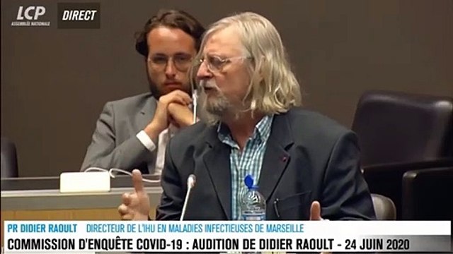 Coronavirus : Le professeur Didier Raoult devant la commission d'enquête de l'Assemblée dénonce les enjeux économique et les manipulation des cours de bourse