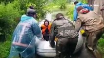 Ukrayna'da sel felaketi! 5 bin ev sular altında kaldı