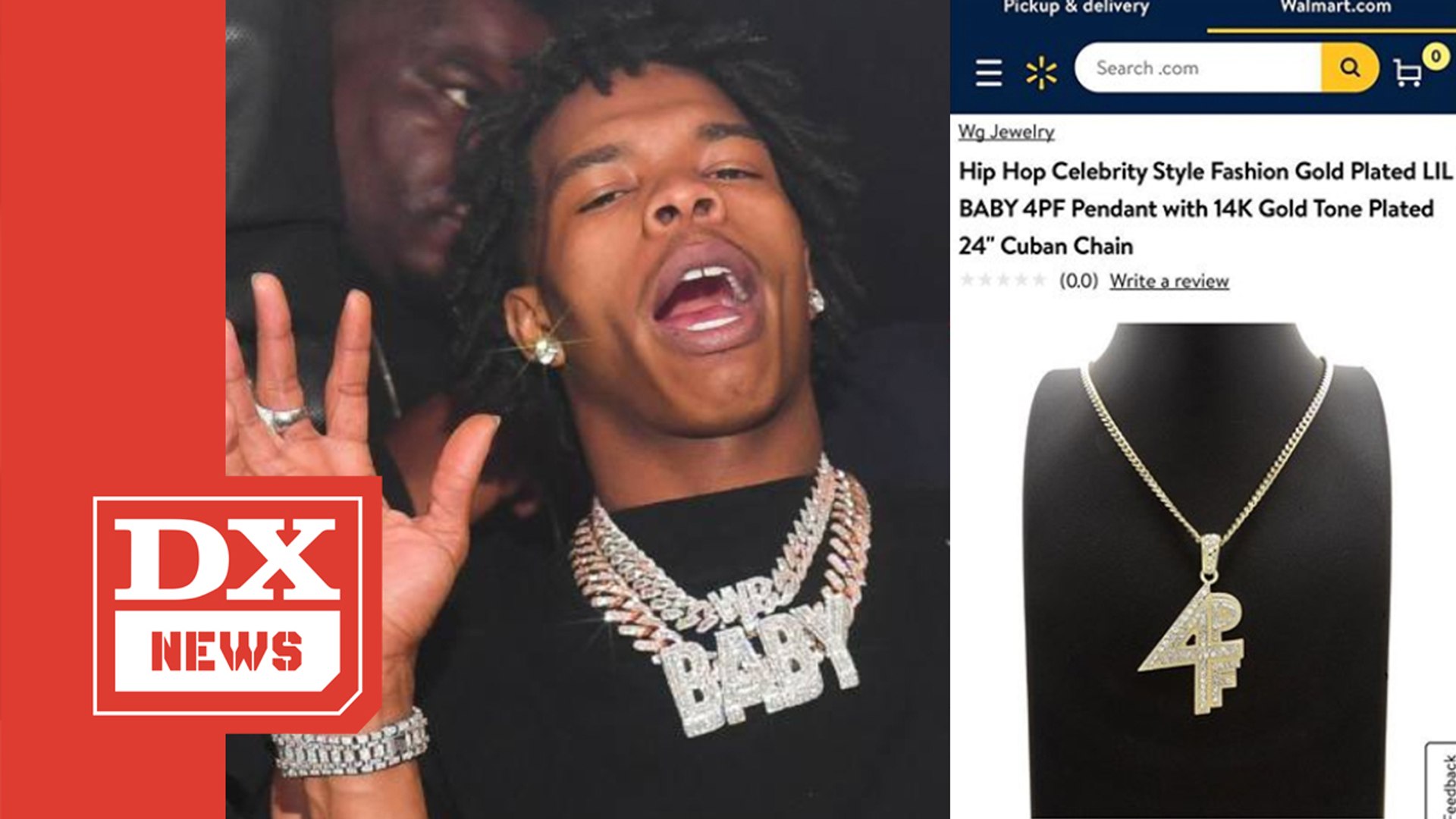 ⁣Lil Baby Busts Walmart For Selling Fake Gold 4PF Chains