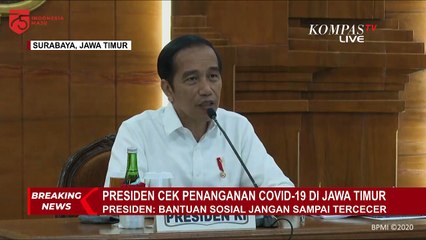 Presiden Jokowi: Bantuan Sosial Dampak Covid-19 Jangan Sampai Tercecer