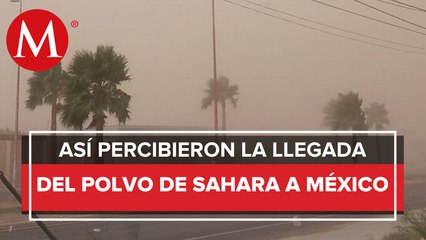 La llegada del polvo de Sahara causa incertidumbre en mexicanos