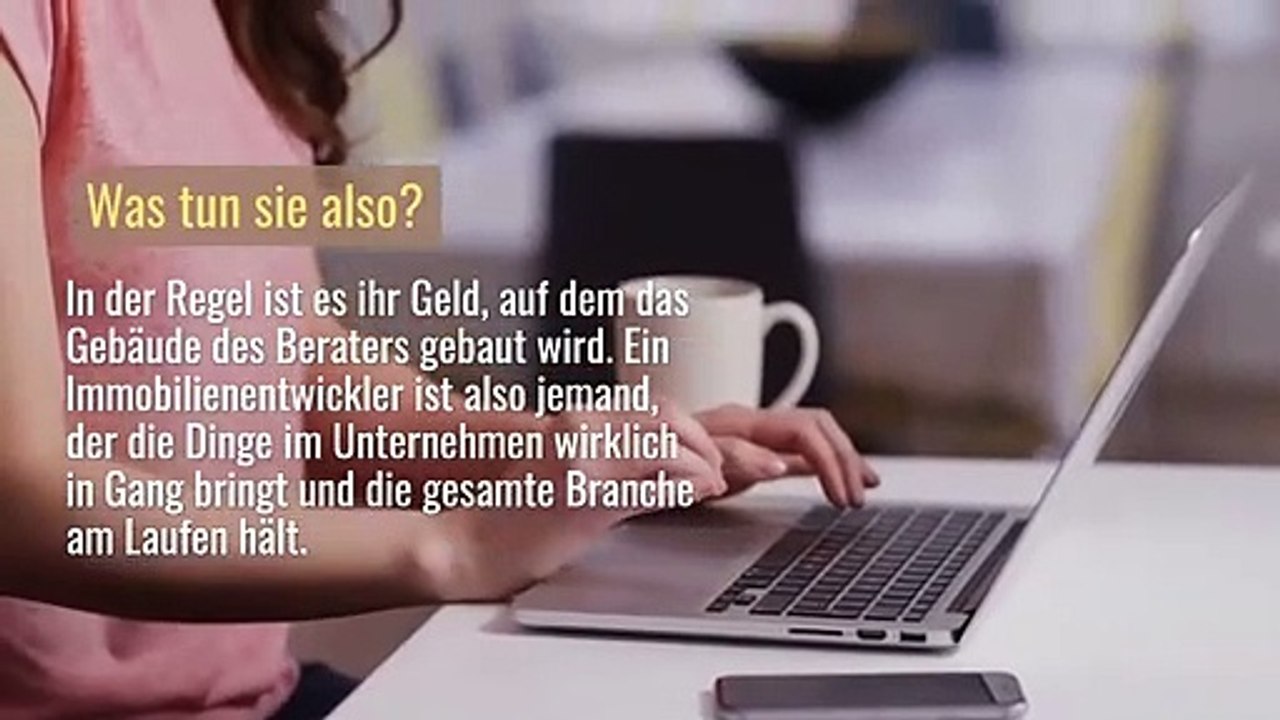 Wie es den Immobilienentwickler macht - Bekir Berkant Güner