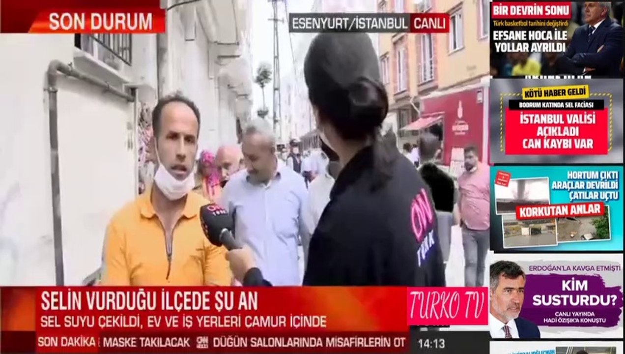Esenyurt'taki selin ardından : VİDEO ARŞİVİ