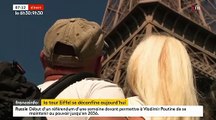 Fermée depuis le 13 mars en raison du coronavirus, la tour Eiffel rouvre aujourd’hui ses portes au public - VIDEO