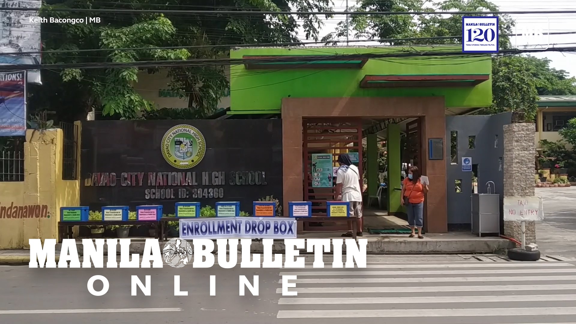 Davao City National High School Logo Security Bank Foundation Donates