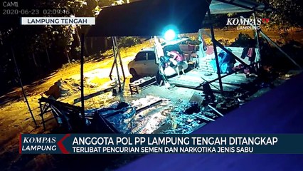 Curi Semen dan Miliki Paket Sabu, Oknum Satpol PP Lampung Tengah Ditangkap