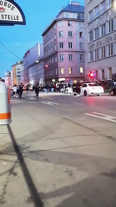Polizei stürmt Türken-Kurden-Demo in Wien