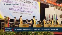Perdana, Universitas Lampung Gelar Wisuda Online