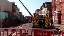 Aftermath of house fire in Alfred Street, Blackpool - 1