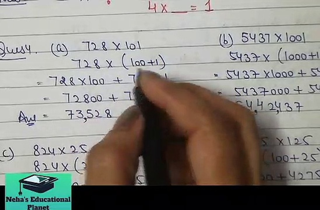 Ch-2 (Part 6): Whole Numbers-Class 6 Maths | पूर्ण संख्याएँ | Poorn Sankhyaein