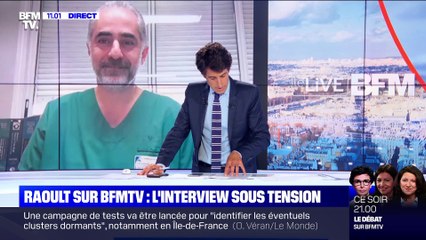 Raoult sur BFMTV: l'interview sous tension (5) - 25/06