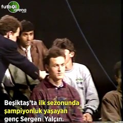 Beşiktaş'ta ilk sezonunda şampiyonluk yaşatan genç Sergen Yalçın