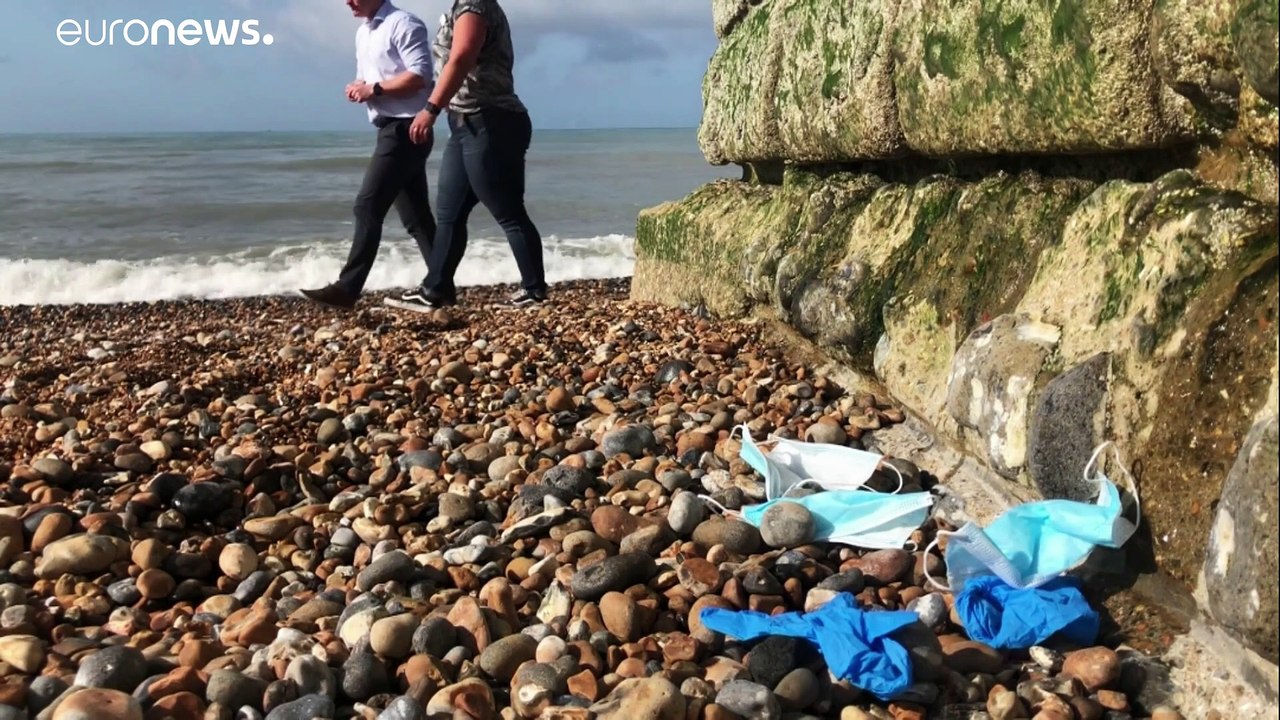 La mer et son littoral victimes des "déchets Covid"