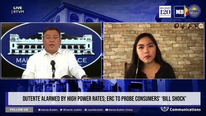 Duterte alarmed by high power rates; ERC to probe consumers’ ‘bill shock’