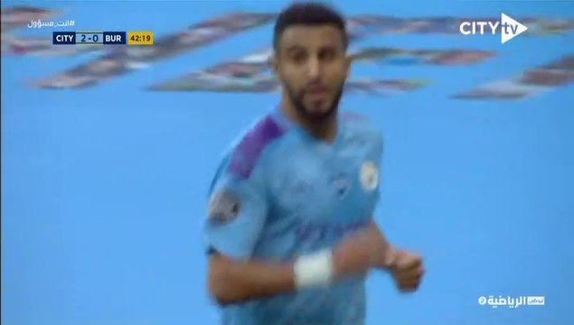 هدف رياض محرز ضد بيرنلي
