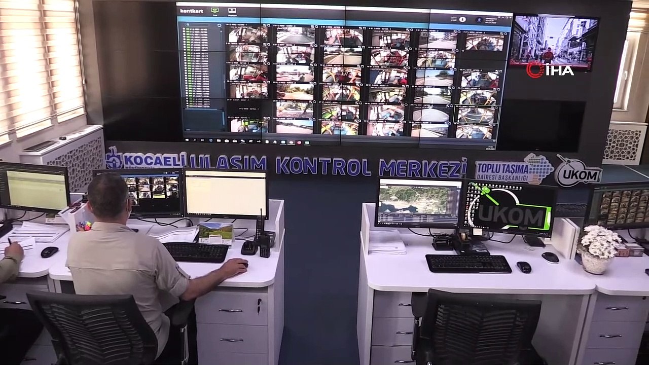 Kocaeli’de toplu taşımadaki maske kullanımı kameralarla kontrol ediliyor