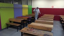 Esenyurt'ta dezenfekte edilen okullar YKS sınavına hazır