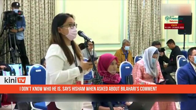 I dont know who he is, says Hisham when asked about former diplomat's comment
