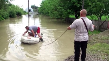 Rekord áradás pusztít Ukrajnában