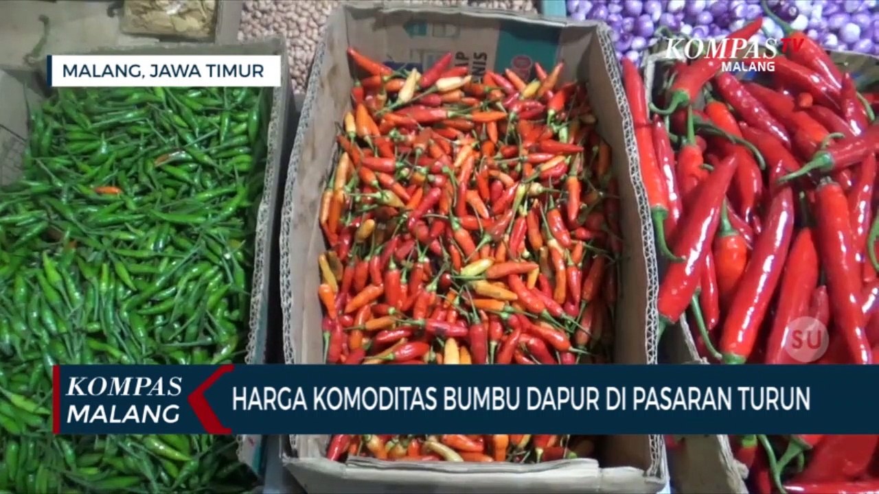 Harga Sejumlah Komoditi Pangan di Pasar Terus Turun