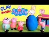 Surprise Peppa Pig Clay Buddies Baby Toys Play-Doh Rebecca Rabbit, Mummy Pig, Daddy Pig, George