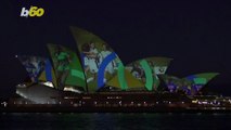 Iconic Sydney Opera House Lit Up Showcasing Women’s 2023 World Cup Bid