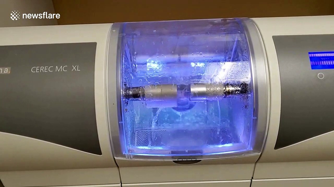 This machine creates dental crowns in a matter of hours while patients wait