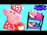 Peppa Pig Bedtime Case Toy Play Doh SLEEPOVER Party - Cooking Peppa Pig Estuche Hora de Dormir