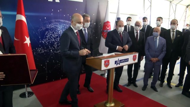Bakanlar Akar, Varank ve Karaismailoğlu, ASPİLSAN'ı gezdi - KAYSERİ
