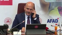 İçişleri Bakanı Süleyman Soylu, Cumhurbaşkanı Erdoğan ile telefonda konuştu - ANKARA