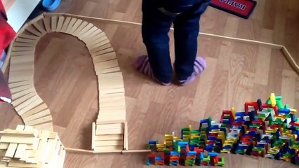 Maxime et Noémie ont fait leurs parcours avec pyramide 2D de 25 étages ancien record personnel