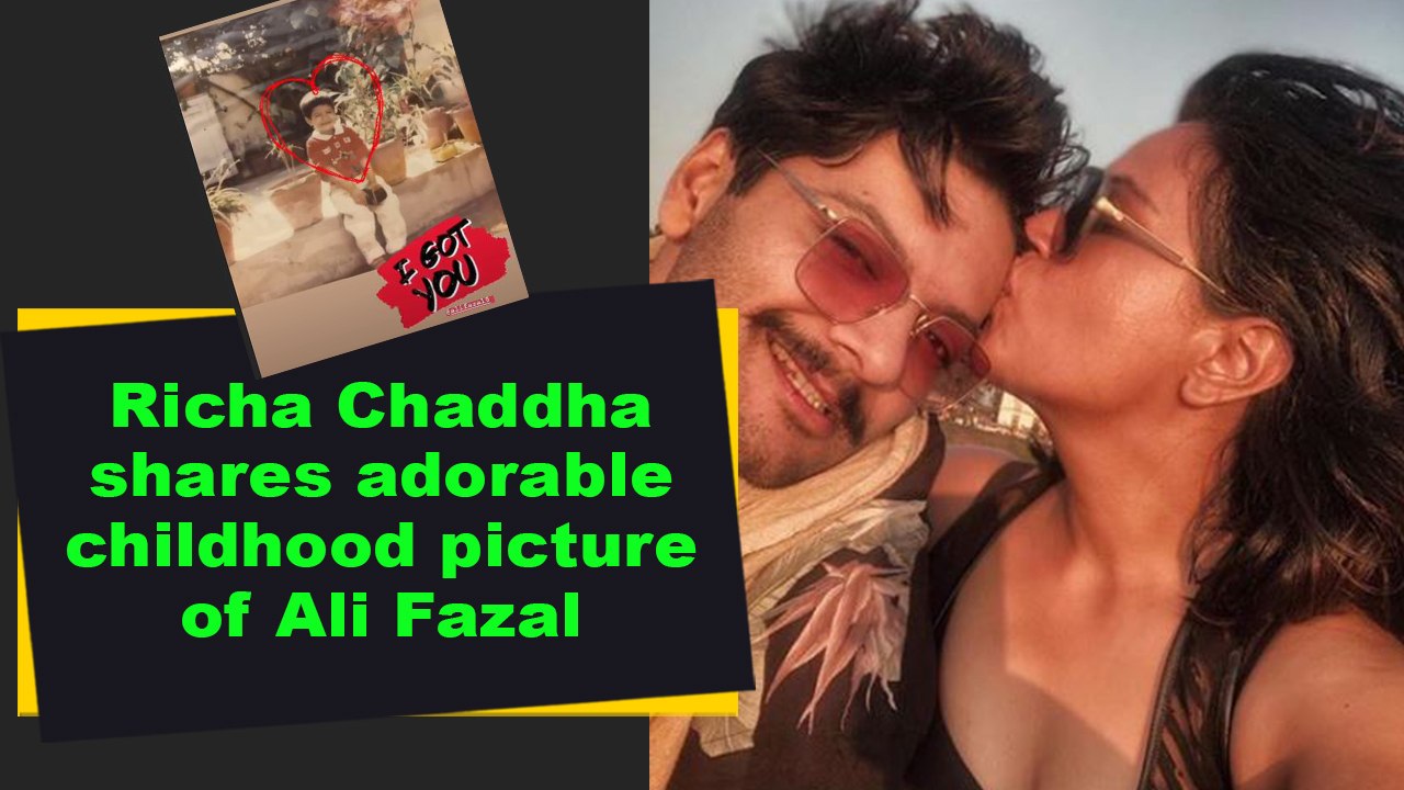 Richa Chaddha shares adorable childhood picture of Ali Fazal