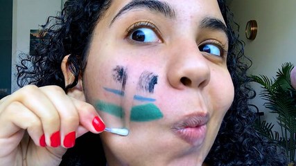 Almay made Q-tips that are filled with makeup remover