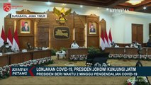 Presiden Jokowi Minta Kurva Kasus Corona di Jawa Timur Turun dalam 2 Minggu
