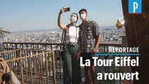Les premiers visiteurs «heureux» de retrouver la Tour Eiffel même sans ascenseur